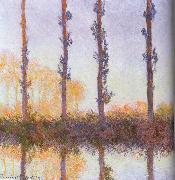 Claude Monet Four pieces of poplar
